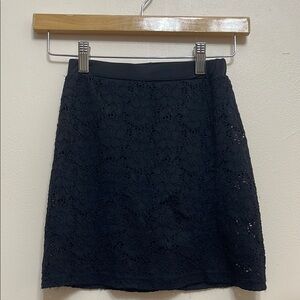 Elegant Black Lace Skirt